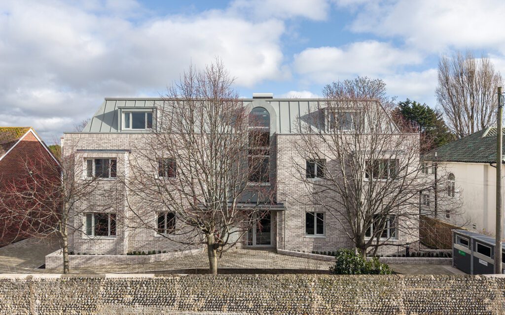 A large brick multi-residence building for emergency accommodation for women and children