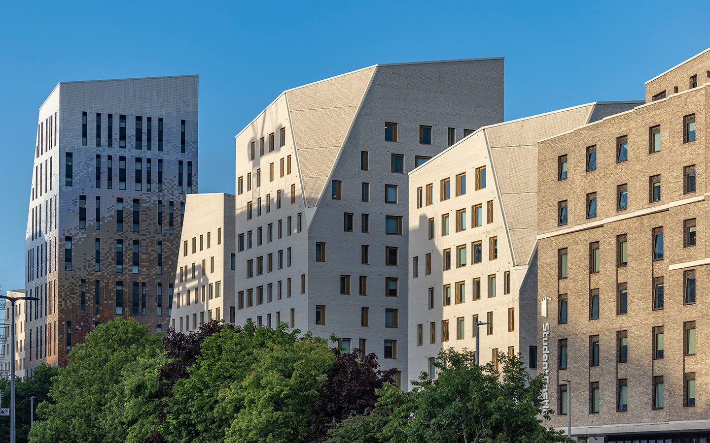 Mithras Halls – trees and towers