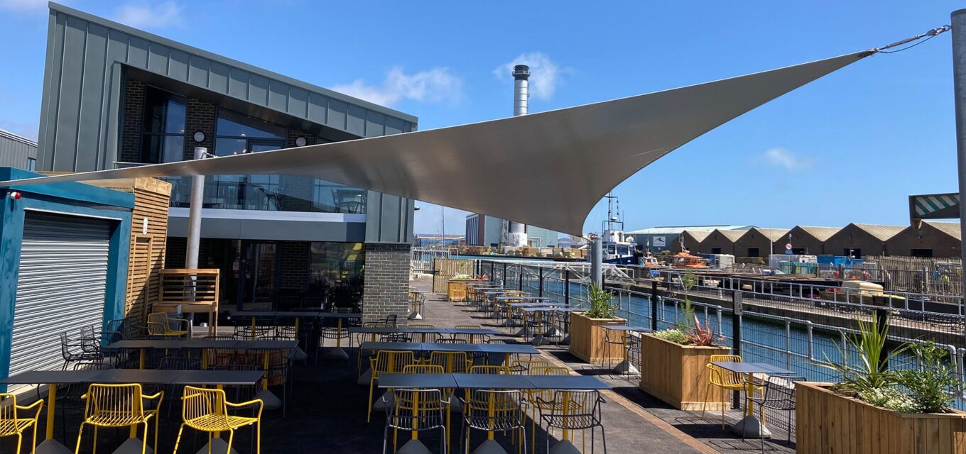 Port Kitchen – exterior sail