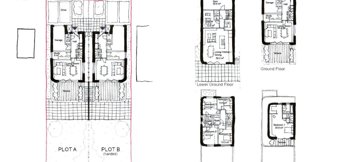 The Cliff – site sketch