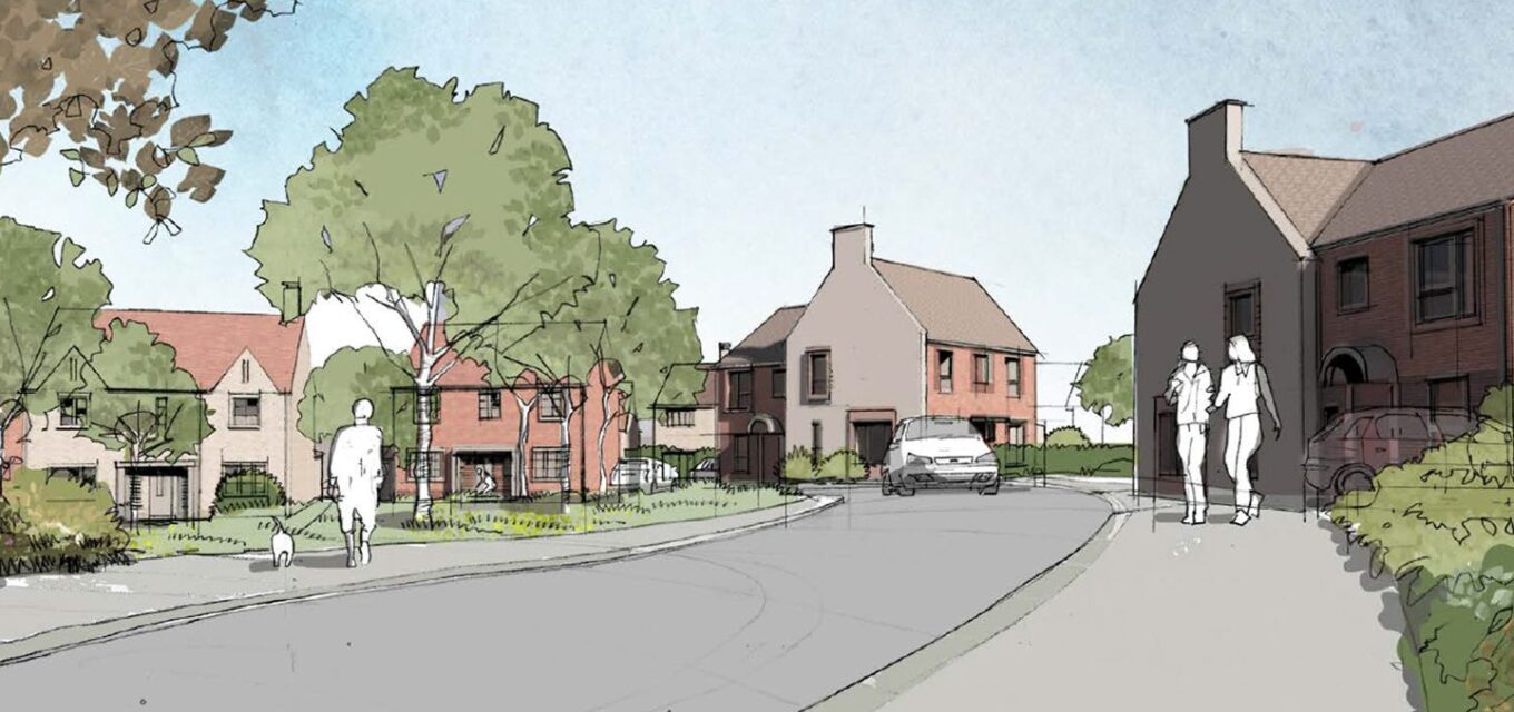 WImborne – houses with gables