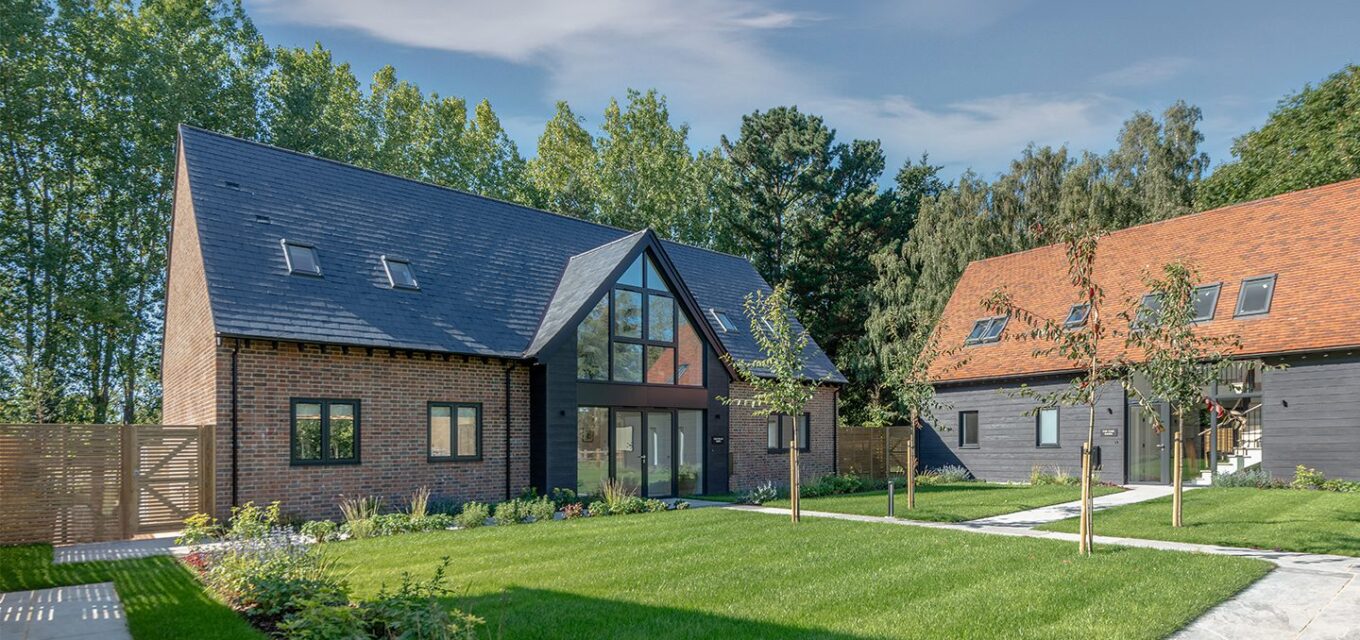 Mill Nursery – two houses courtyard