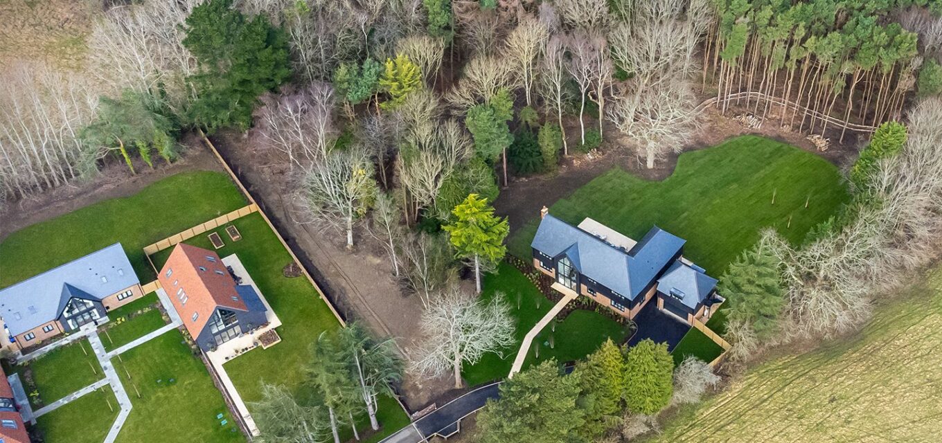 Mill Nursery – aerial view of site