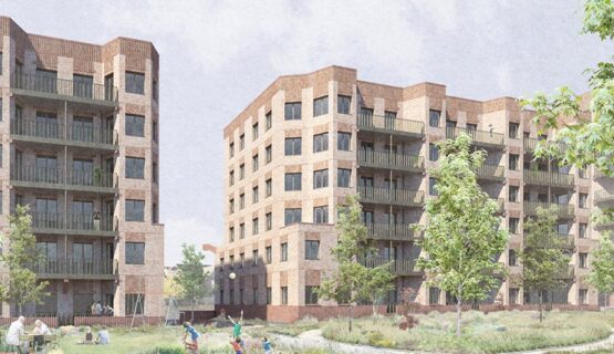 CGI of large residential building