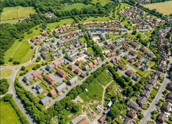 Glebe Farm Steyning Aerial Image