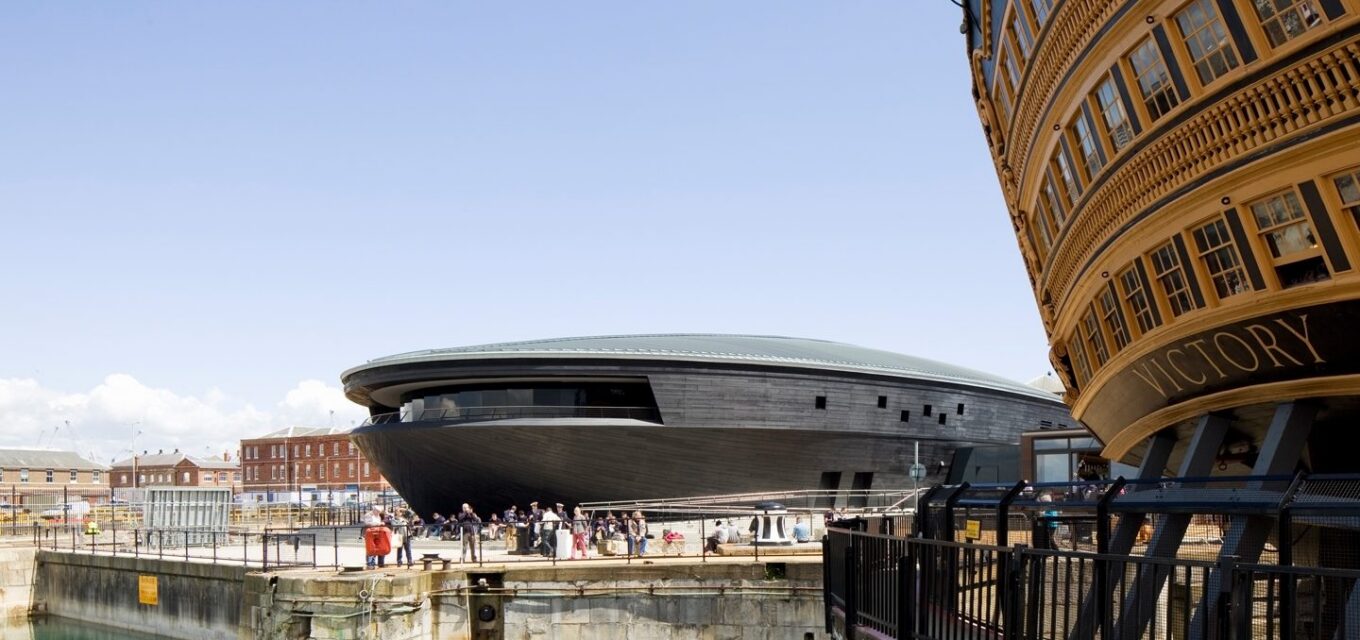 Mary Rose Museum in Portsmouth architecture